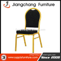 Gold Aluminum Mould Foam Hotel Banquet Dining Chair JC-L413